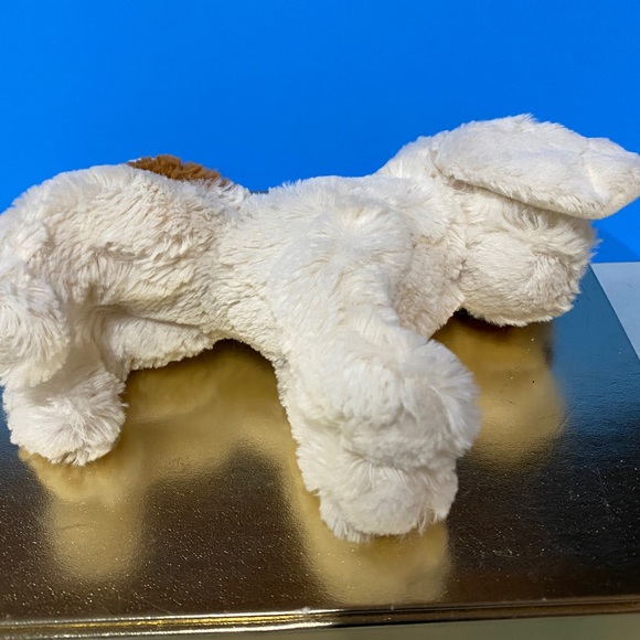 DOUGLAS CUDDLE TOYS VTG 2010 WHITE SPANIEL PUPPY SUPER SOFT PLUSH KEENE, NH 7” - Picture 12 of 14